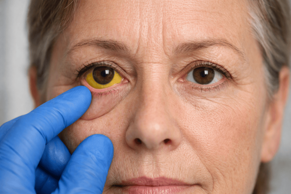 icter scleral examinare ochi galbeni bilirubină